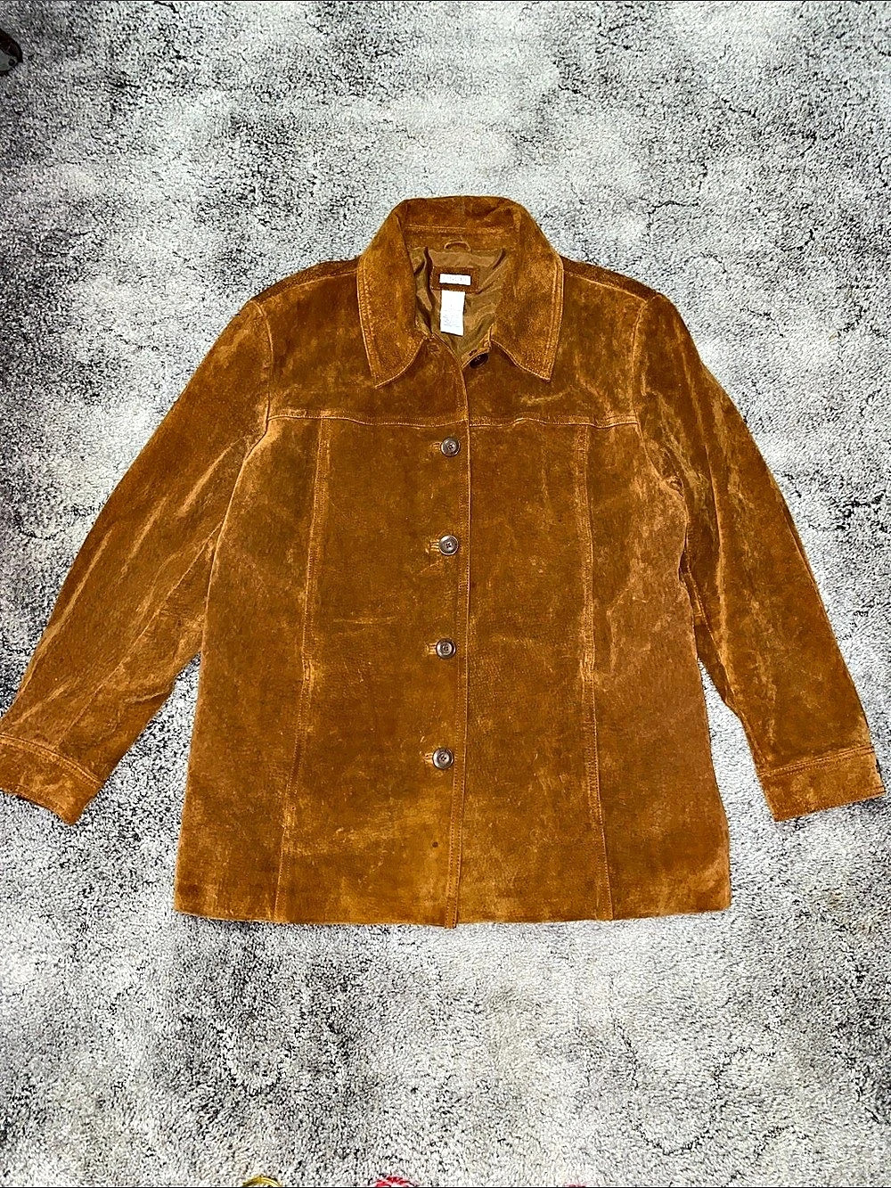 Vintage Cherokee Brown Suede Leather Jacket